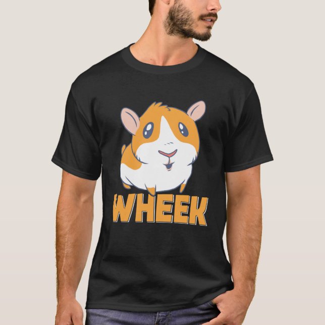 Guinea Pig Owner cute Wheek T-Shirt (Vorderseite)