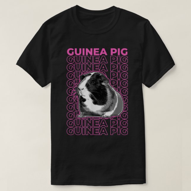 Guinea Pig Pastel Ästhetik T-Shirt (Design vorne)