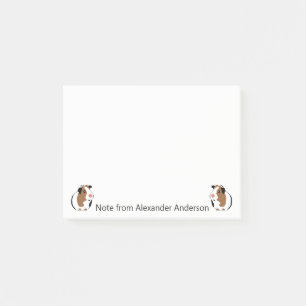 Guinea Pig personalisieren Post-it Klebezettel