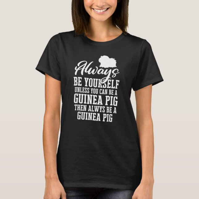 Guinea Pig Pet Peruvian Sheba 4 T-Shirt (Vorderseite)