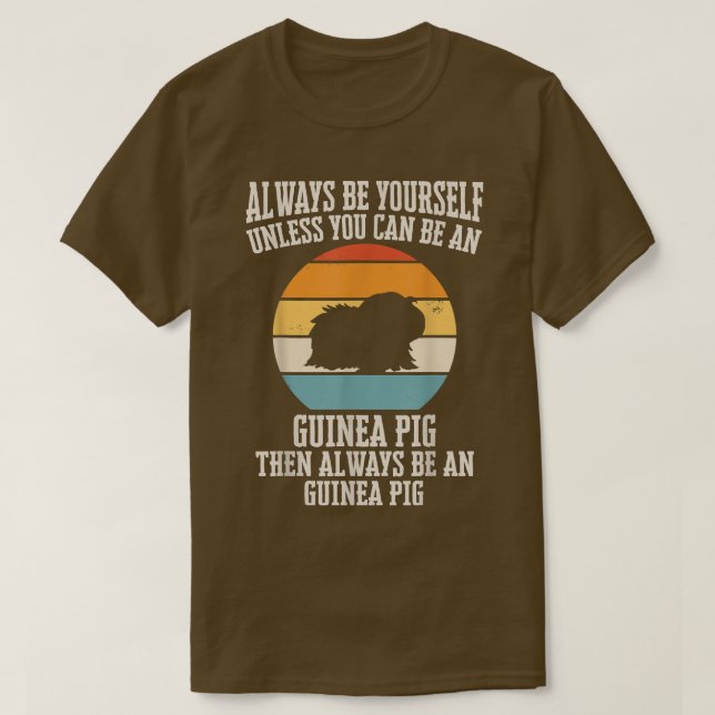 Guinea Pig Pet Peruvian Sheba 501 T-Shirt (Design vorne)