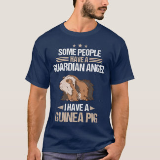 Guinea Pig Pet Peruvian Sheba guardian angel  T-Shirt