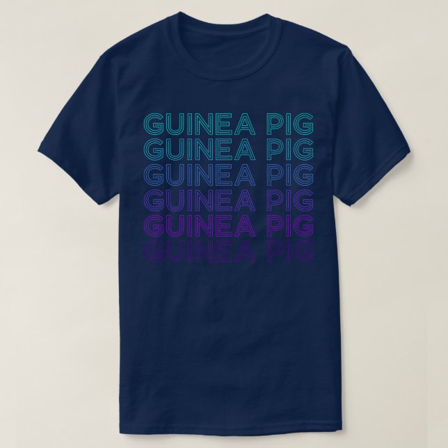 Guinea Pig Retro Premium 2399  T-Shirt (Design vorne)