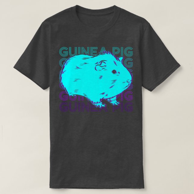 Guinea Pig Retro T-Shirt (Design vorne)