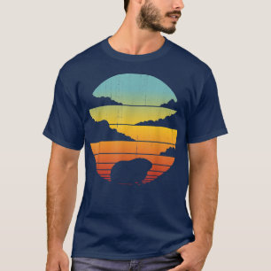 Guinea Pig Retro Vintager 60er 70er Männer Frauen  T-Shirt