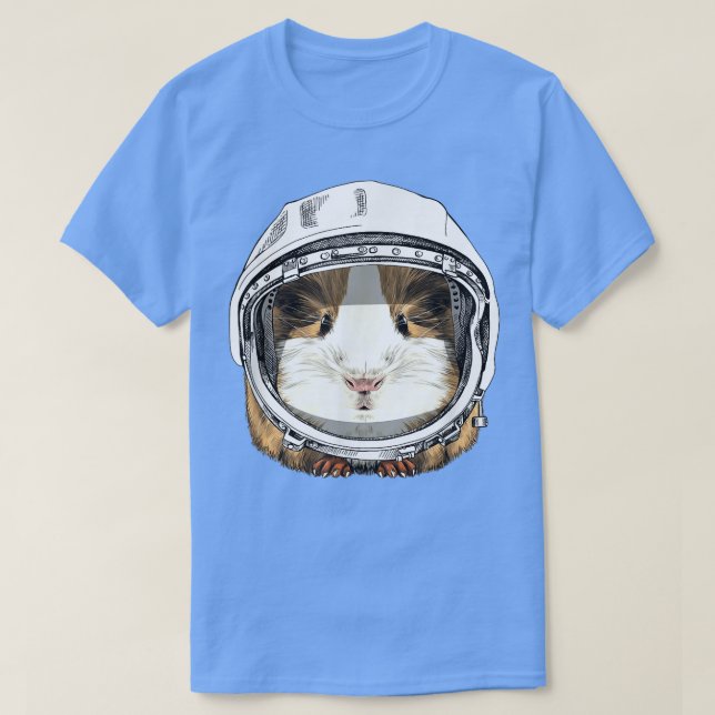 Guinea pig Rodent Astronaut Space Wildlife Animal  T-Shirt (Design vorne)
