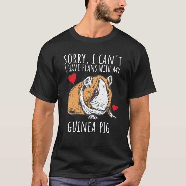 Guinea pig saying owner T-Shirt (Vorderseite)