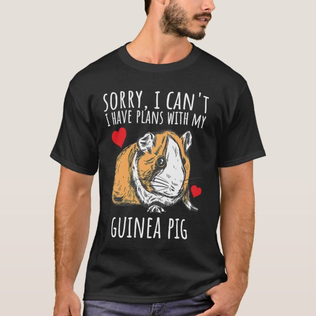 Guinea pig saying owner T-Shirt (Vorderseite)