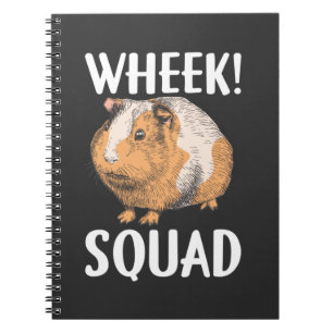 Guinea Pig Squad Funny Wheane Tier Notizblock