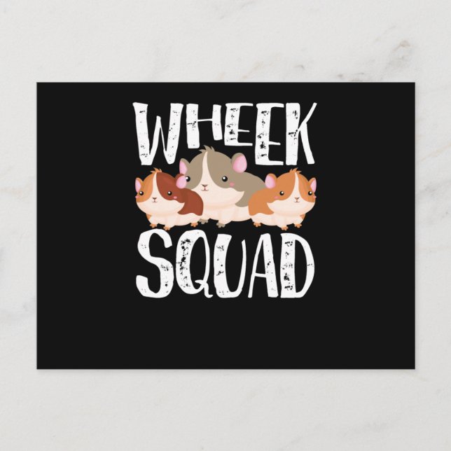Guinea pig squad postkarte (Vorderseite)