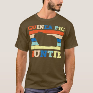 Guinea Pig Tante Retro Vintage Kleidung - Neuheit  T-Shirt