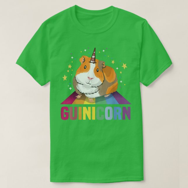 Guinea Pig Unicorn Guinicorn T - Shirt (Design vorne)