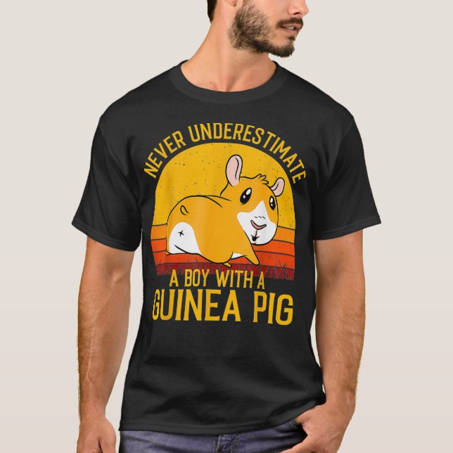 Guinea Pig Unterschätze nie einen Jungen mit einer T-Shirt (Vorderseite)