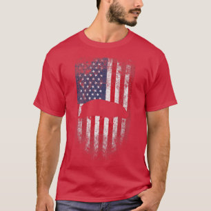 Guinea Pig USA Flag 4. Juli Premium T-Shirt