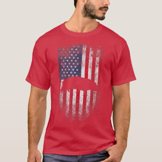 Guinea Pig USA Flag 4. Juli T-Shirt