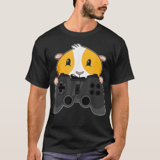 Guinea Pig Video Games Furry Potato Domestic Cavy T-Shirt