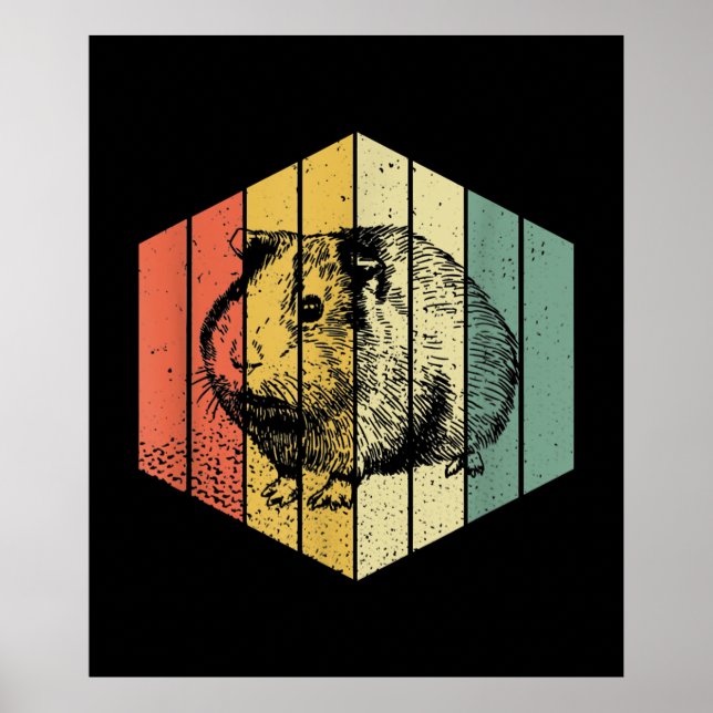 Guinea Pig | VINTAGE GUINEA Poster (Vorne)