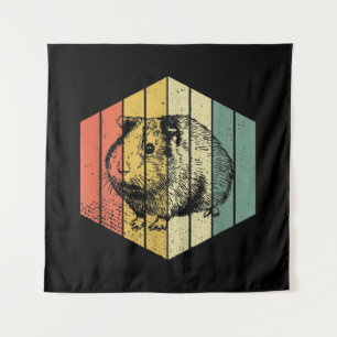 Guinea Pig VINTAGE GUINEA Wandteppich