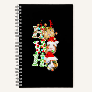 Guinea Pig Weihnachten Notizbuch