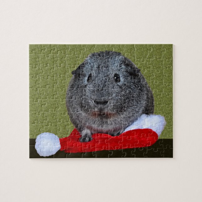 Guinea Pig Weihnachten Puzzle (Horizontal)