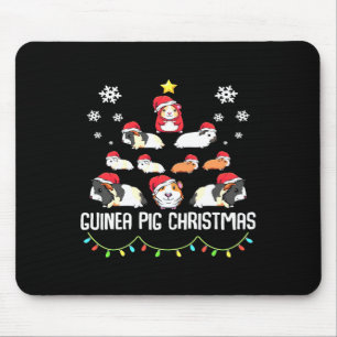Guinea Pig Weihnachtsbaum Funny Guinea Pig Lover Mousepad