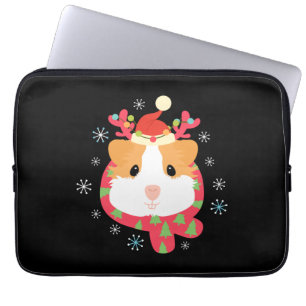 Guinea Pig Weihnachtsmann Laptopschutzhülle