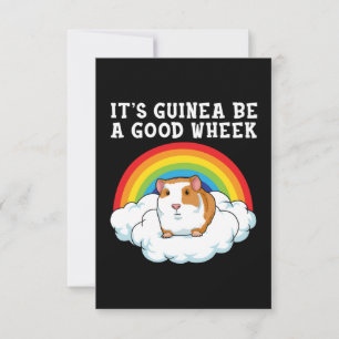 Guinea Pig Wheek Dankeskarte