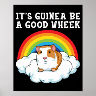 Guinea Pig Wheek Poster