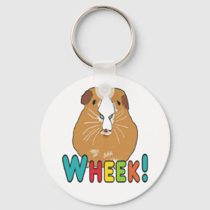 Guinea Pig Wheek Schlüsselanhänger