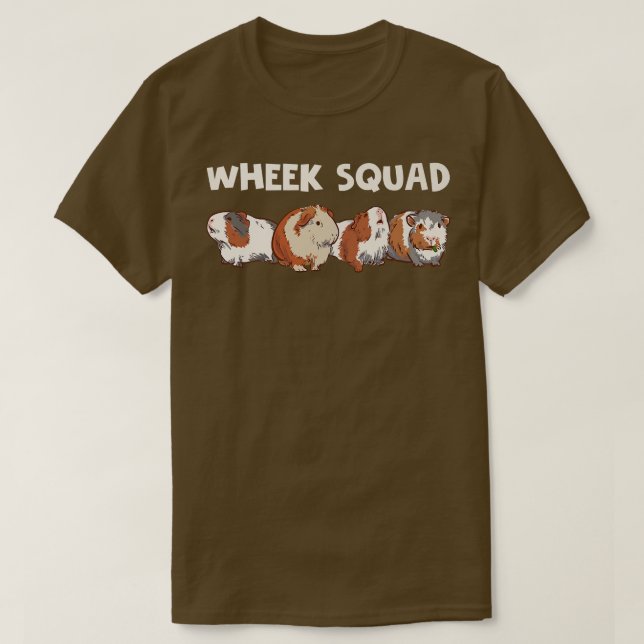 Guinea Pig Wheek Squad Niedlich Funny Guinea Pig P T-Shirt (Design vorne)