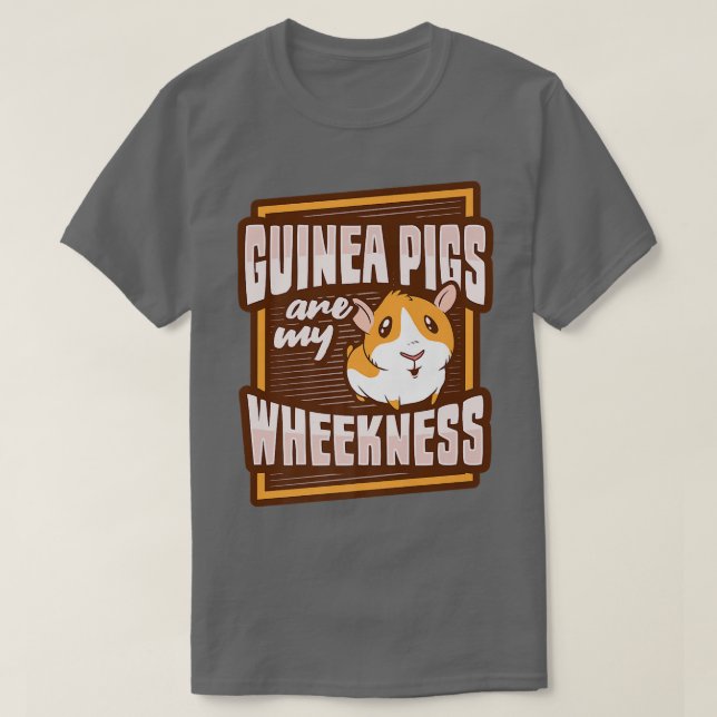 Guinea Pig Wheel Design für eine Guinea Pig Lover  T-Shirt (Design vorne)