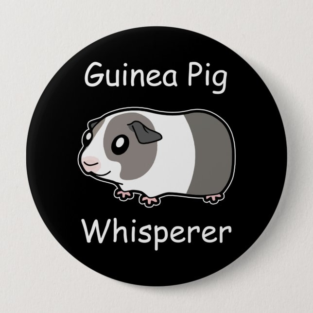Guinea Pig Whisperer Button (Vorderseite)