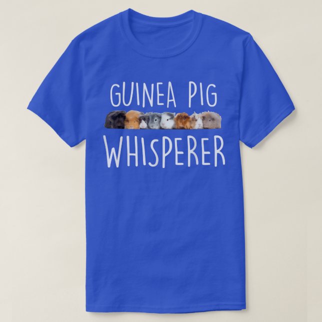 Guinea Pig Whisperer Funny Guinea Diversity T-Shirt (Design vorne)