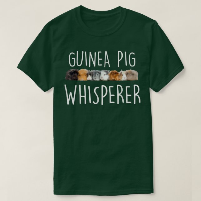 Guinea Pig Whisperer Funny Guinea Diversity T-Shirt (Design vorne)