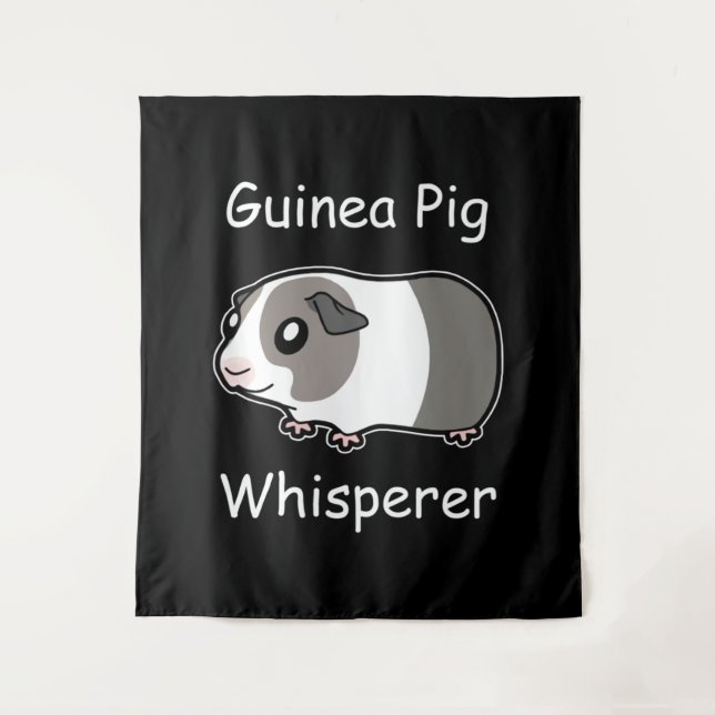 Guinea Pig Whisperer Wandteppich (Vorderseite)