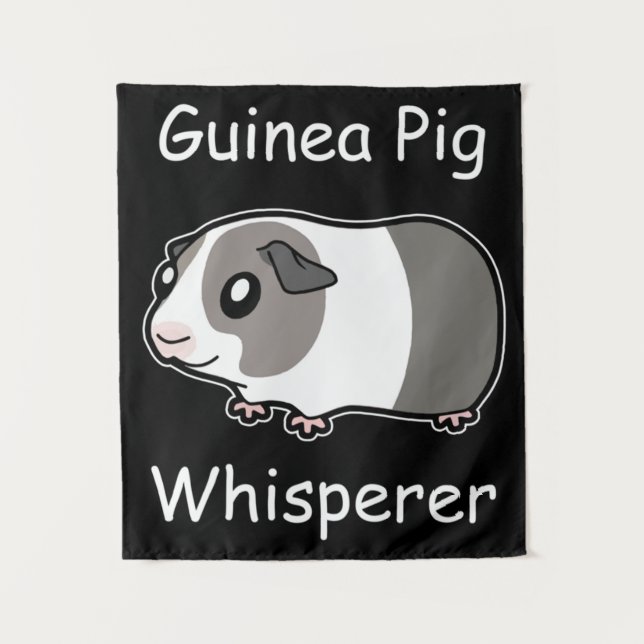 Guinea Pig Whisperer Wandteppich (Vorderseite)