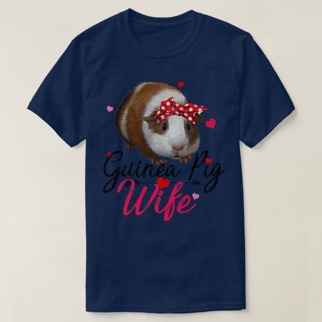 Guinea Pig Wife Costume Shirt Women Guinea Pig Lov (Design vorne)