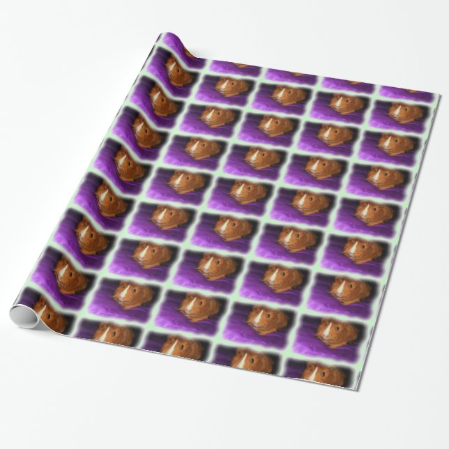 Guinea Pig Wrapping Paper Geschenkpapier (Ungerollt)