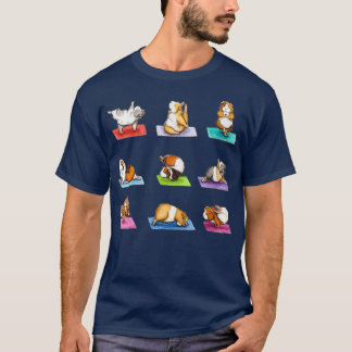 Guinea Pig Yoga Position Workout T-Shirt