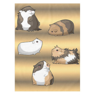 Guinea Pigs Cute Guinea Pigs Gold Lover Ohrs Tischdecke