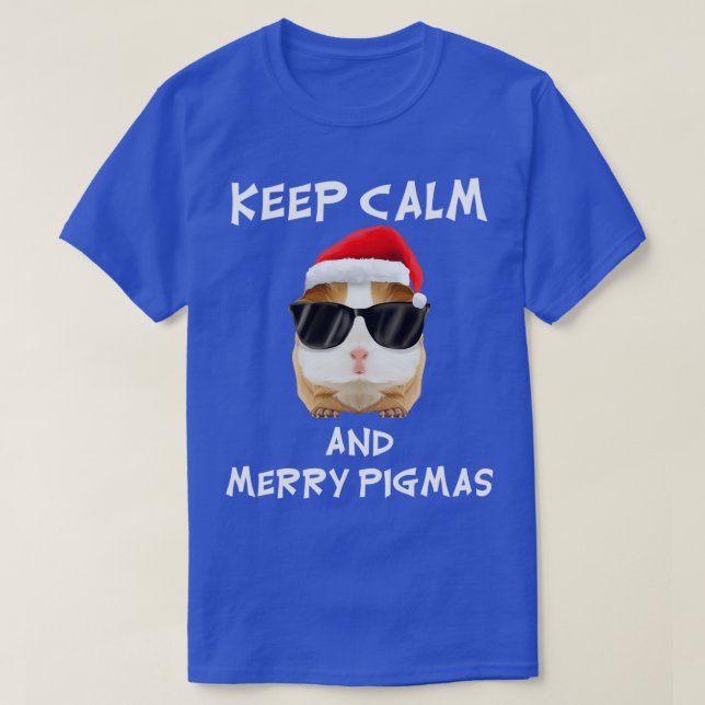 Guinea Pigs Merry Pigmas Weihnachtscreme Geschenki T-Shirt (Design vorne)