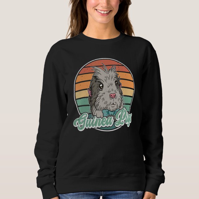 Guinea Pigs Rodent Cute Pet  Saying 4 Sweatshirt (Vorderseite)
