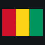 Guinea Poster<br><div class="desc">Patriotische Flagge der Guinea.</div>
