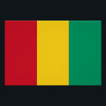 Guinea Poster<br><div class="desc">Patriotische Flagge der Guinea.</div>
