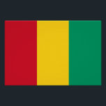 Guinea Poster<br><div class="desc">Patriotische Flagge der Guinea.</div>