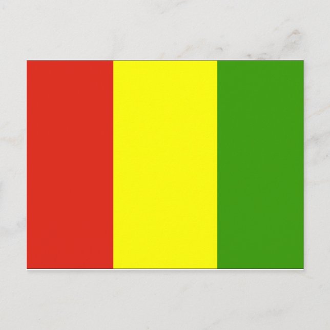 Guinea Postkarte (Vorderseite)
