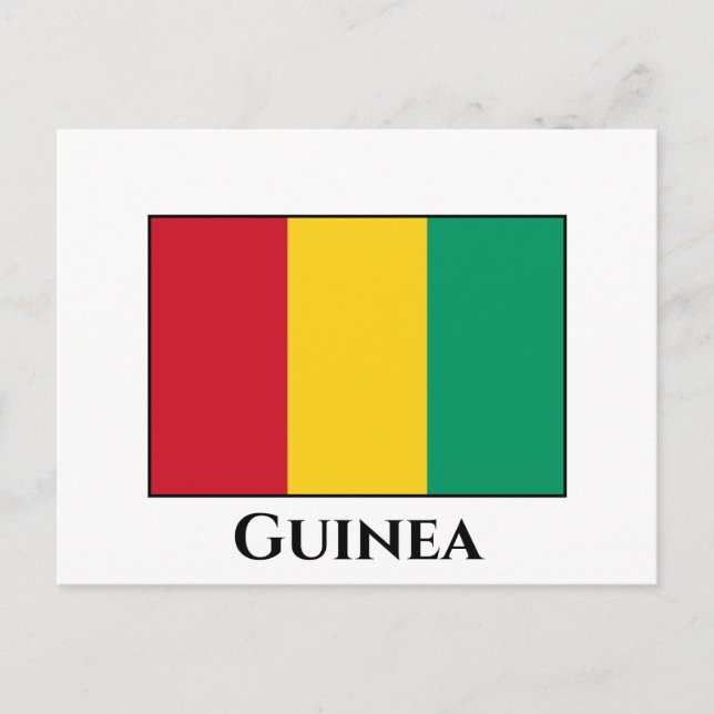 Guinea Postkarte (Vorderseite)