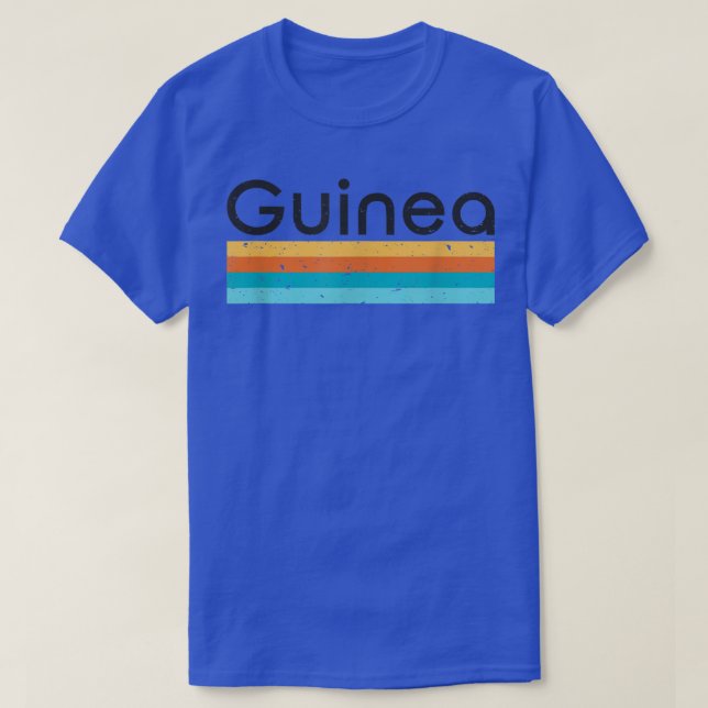 Guinea Retro Design  T-Shirt (Design vorne)