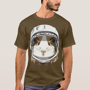 Guinea Rodent Astronaut Space Wildlife Animal T-Shirt