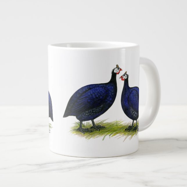 Guinea Royal Lila Pair Jumbo-Tasse (Vorderseite Rechts)